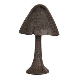 [6Y5746] Dekoration Pilz Braun 7x7x13 cm
