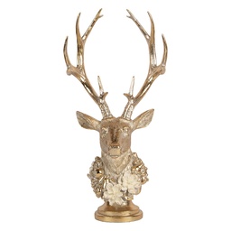 [6PR6259] Decoratie buste rendier 24x19x52 cm