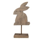 Décoration Lapin Marron 14x8x30 cm