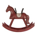 Decoratie hobbelpaard 39x12x33 cm