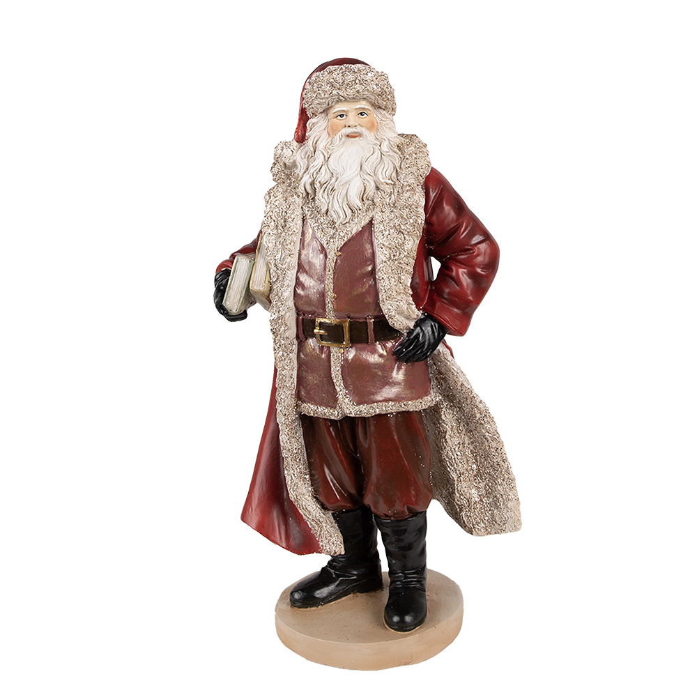 Decoratie kerstman 18x14x33 cm