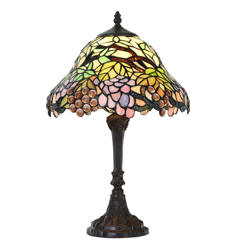 Lampada parete Tiffany Verde, Blu Ø 30x48 cm E27/max 1x60W