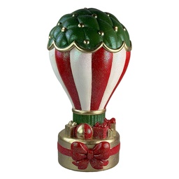 [5MG0146] Decorazione mongolfiera con LED Rosso Verde Ø 32x61 cm