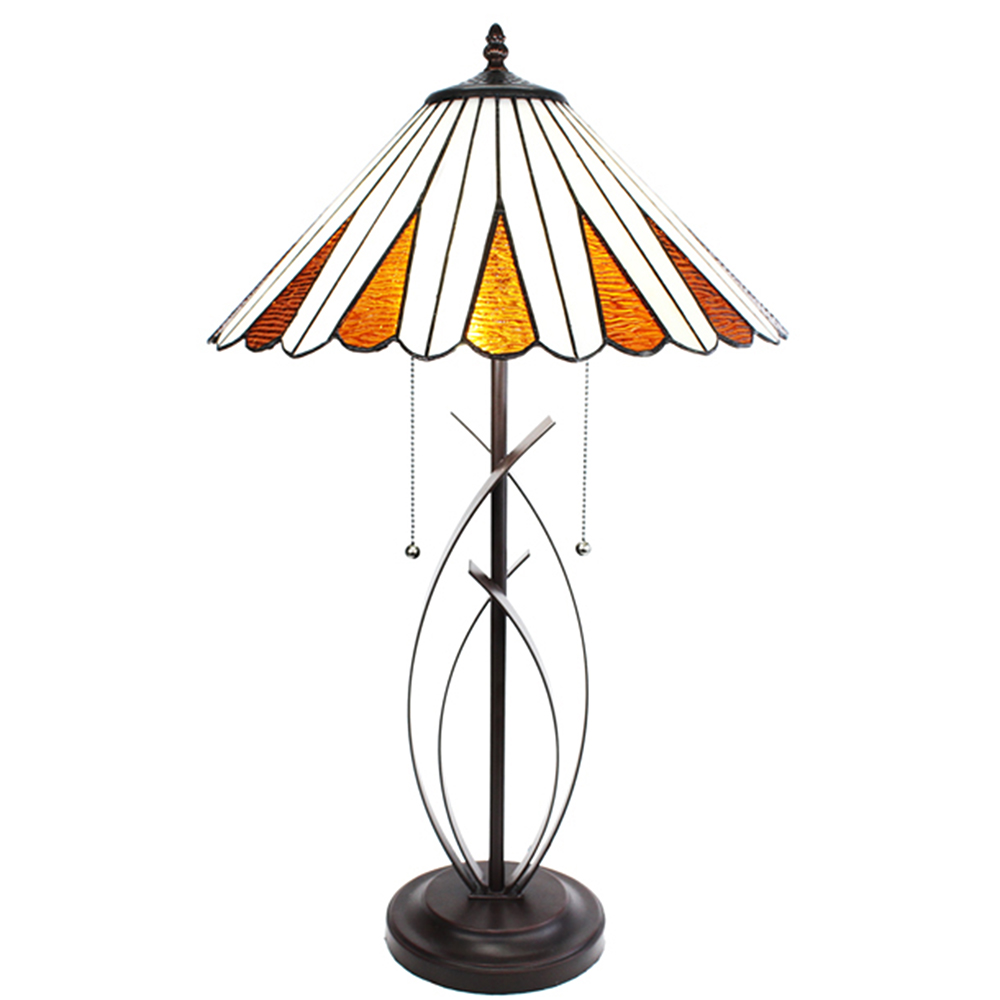 Tafellamp Tiffany Ø 41x69 cm E27/max 2x60W