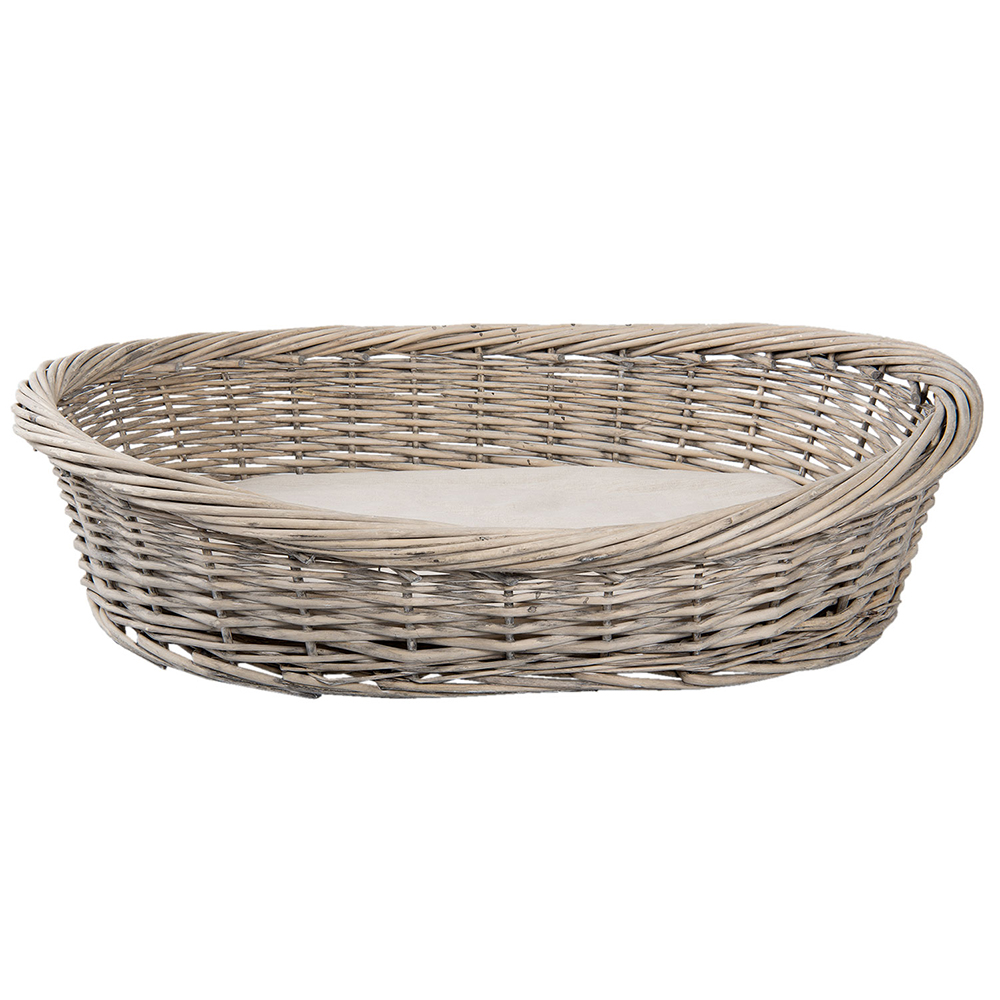 Letto per cani Grigio 74x57x19 cm