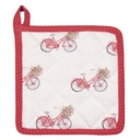 Porte-pot Enfant Blanc, Rouge 16x16 cm