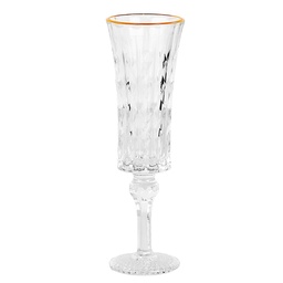 [6GL5011] Champagne Glass Transparent Ø 6x20 cm / 100 ml
