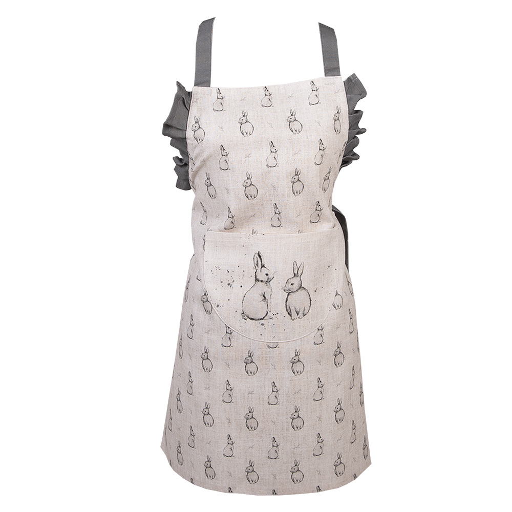Tablier enfant Beige Gris  48x56 cm