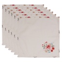 Servietten Baumwolle 6er Set Beige 40x40 cm