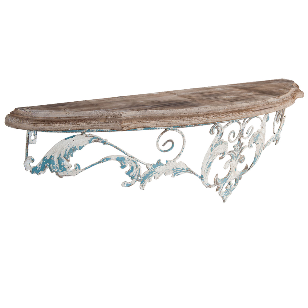 Wandregal Blau 100x23x29 cm