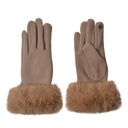 Guanti Donna Beige 8x24 cm
