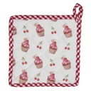 Pot Holder Red 20x20 cm