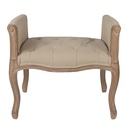 Canapé Marron Beige 67x44x60 cm