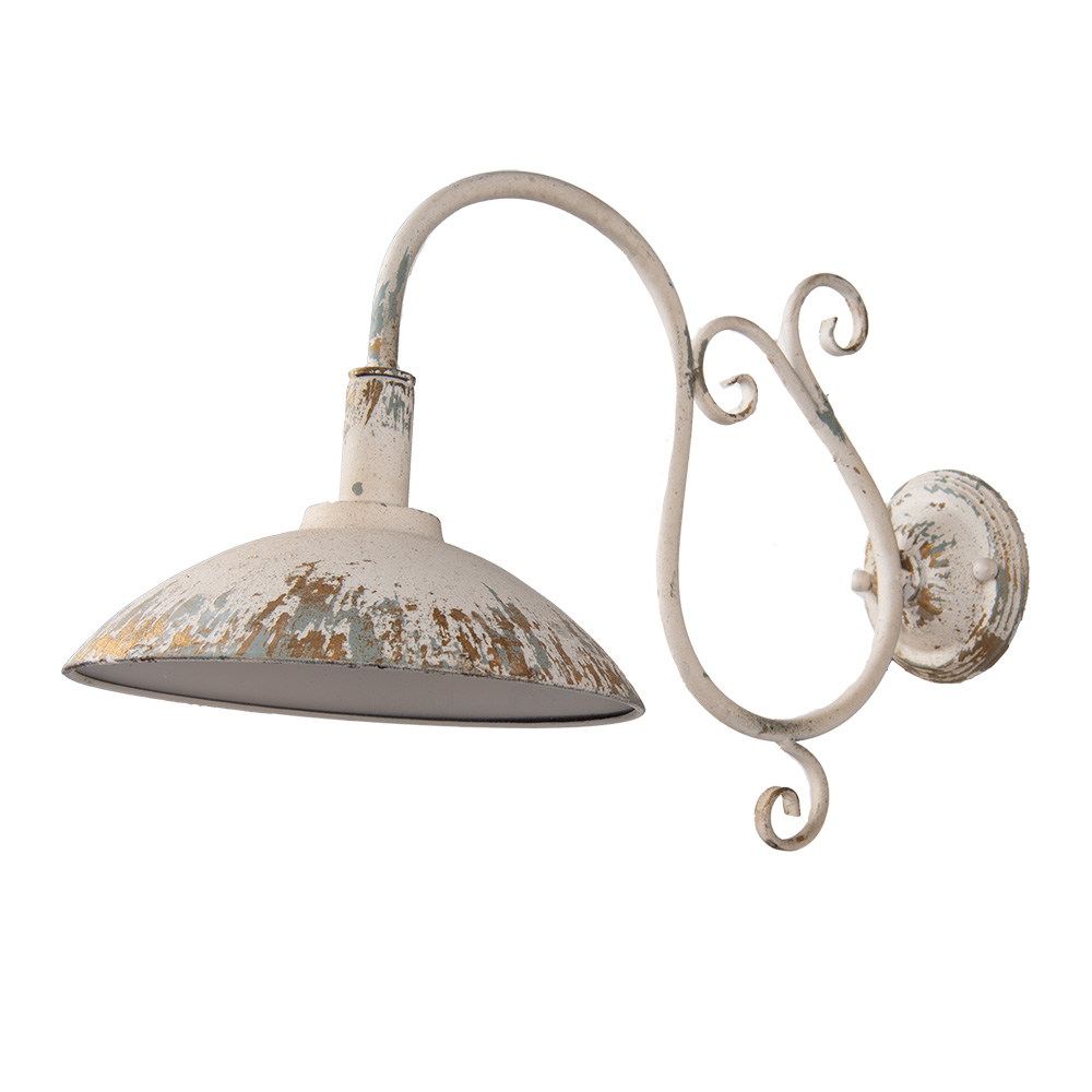 Lampe murale Beige Gris 49x23x27 cm E14/max 1x25W