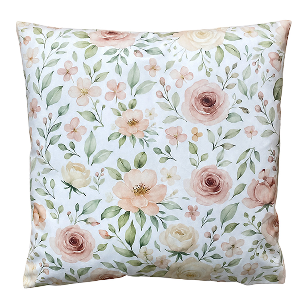 Coussin rempli Beige Rose 45x45x4 cm