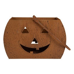[6Y6103] Deko Kürbis Braun 30x15x19 cm
