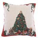 Cushion filled Beige Red 45x45x4 cm