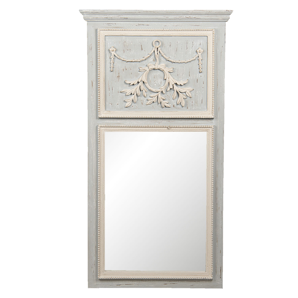 Miroir mural Gris 65x5x120 cm