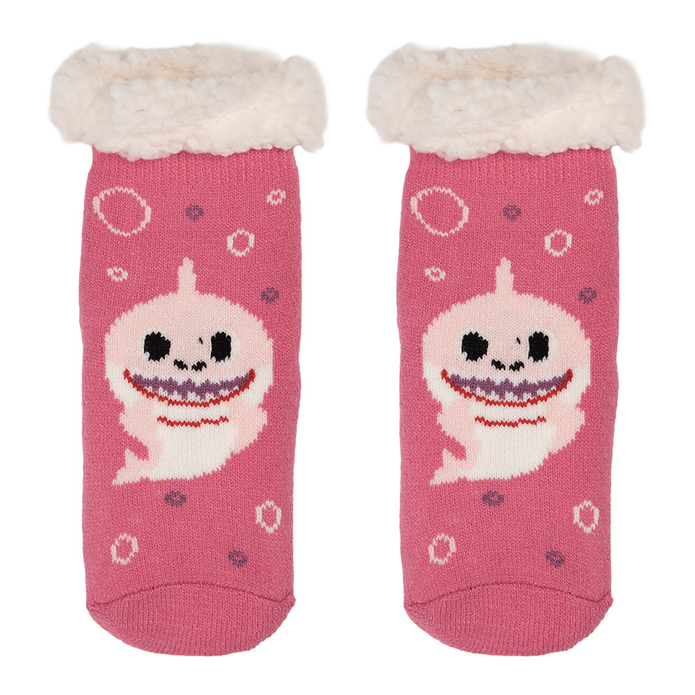Kindersocken Rosa Weiß one size