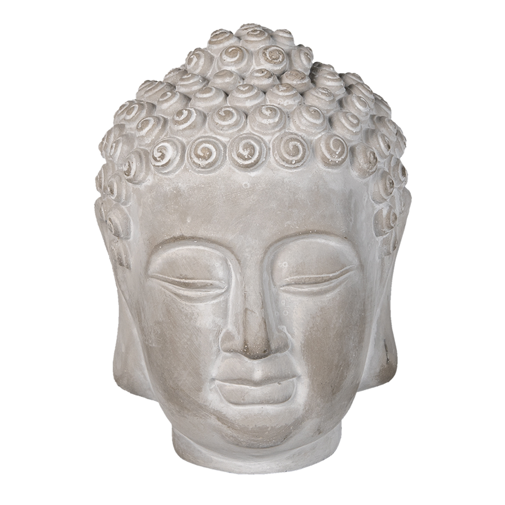 Image de décoration Bouddha Gris 15x15x19 cm