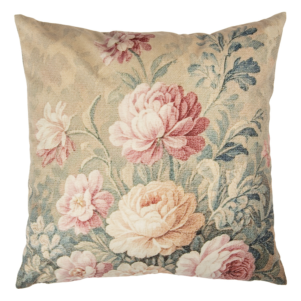 Coussin rempli Beige Rose 45x45x4 cm