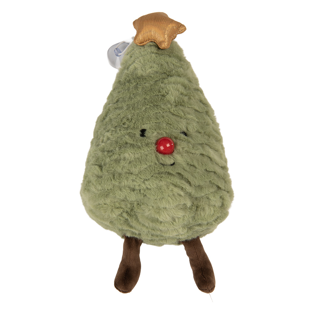 Cushion filled Green Brown 15x9x23 cm