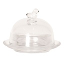 Beurrier Transparent Ø 9x7 cm