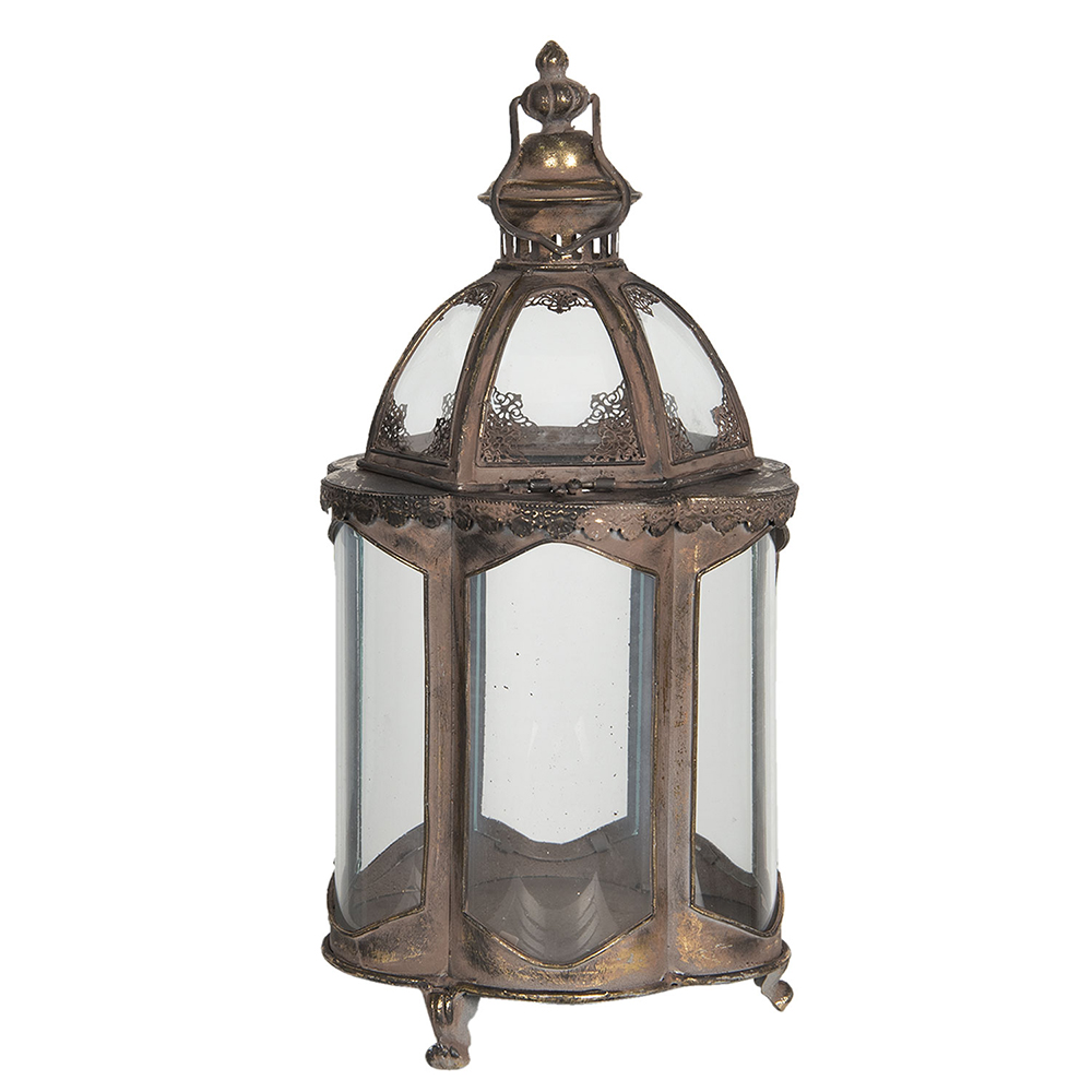 Lanterne Cuivre 27x27x53 cm
