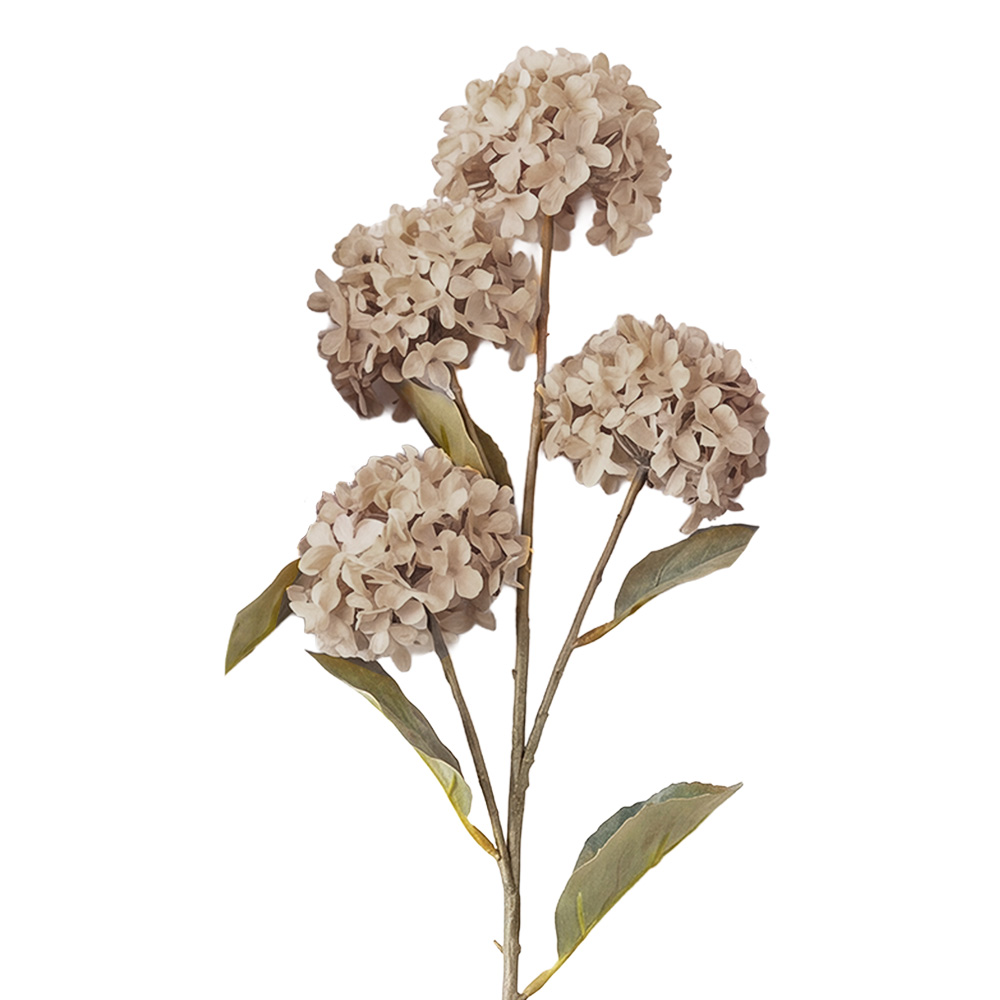 Branche décorative avec fleurs Beige 70 cm
