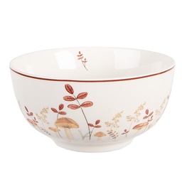 [LFJBO] Soup Bowl Beige Brown Ø 14x7 cm / 500 ml