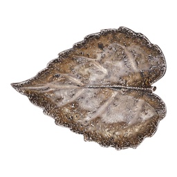 [6CE2506] Decoratie schaaltje blad 15x13x3 cm