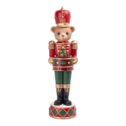 [5PR0242] Muziekdoos notenkraker met LED 22x28x76 cm
