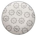 Piatto da cena Bianco Grigio Ø 20x2 cm