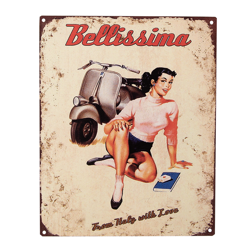 Textschild Beige 20x1x25 cm