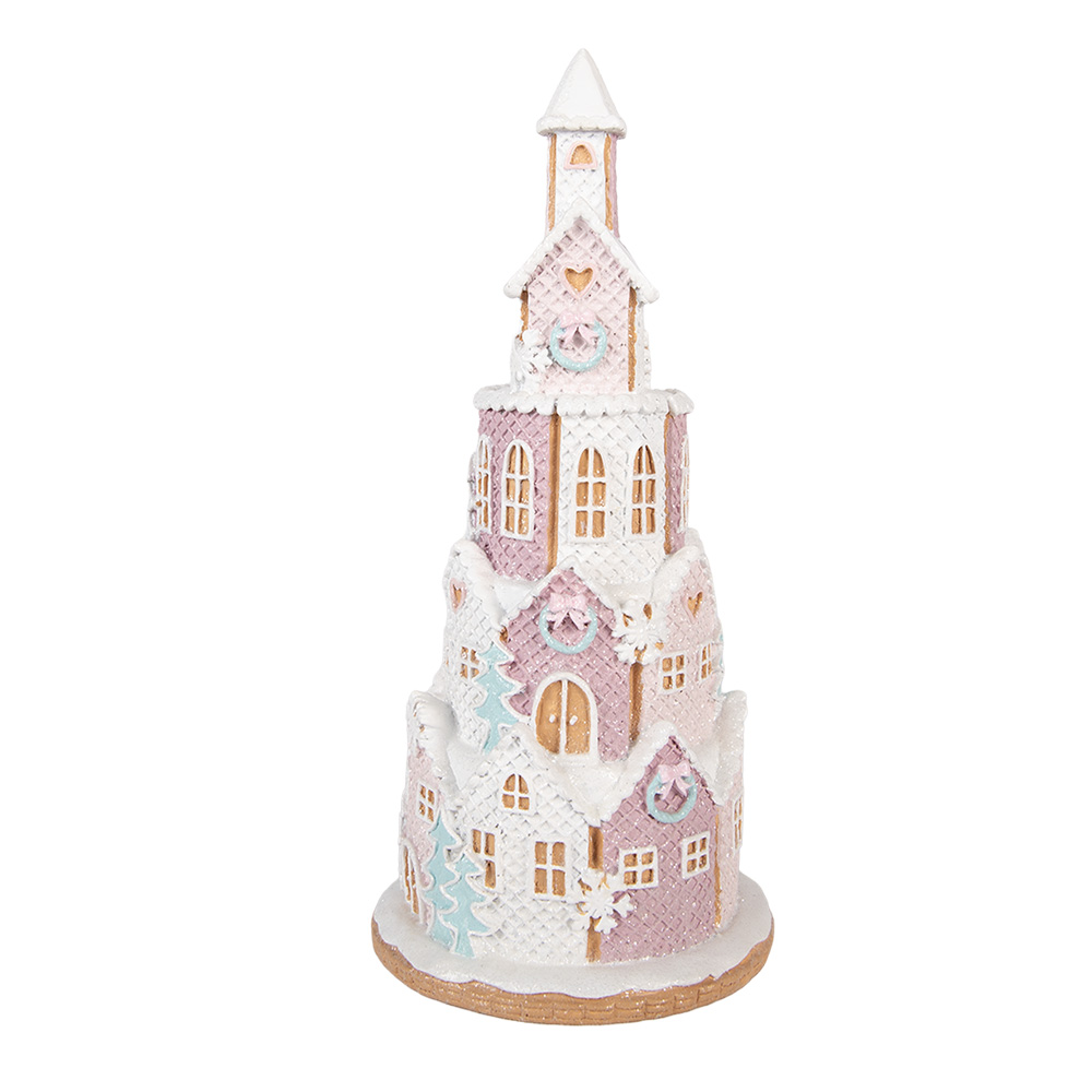 Decoratie huis Ø 14x30 cm