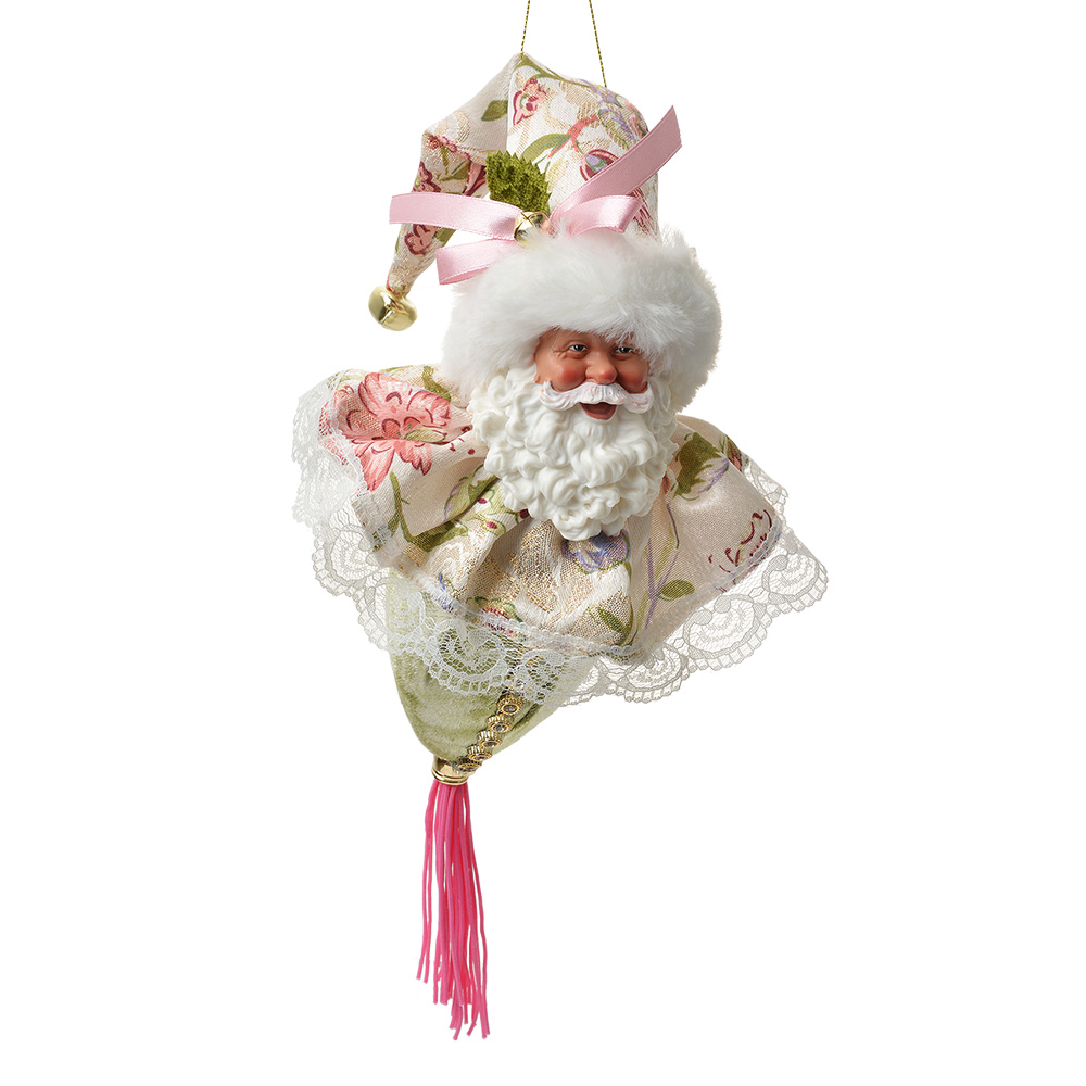 Decoratie hanger Kerstman 8x8x35 cm