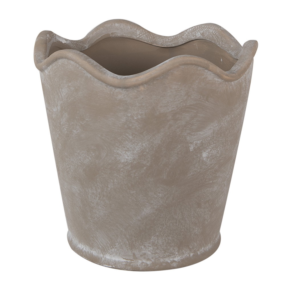 Decoratie bloempot Ø 13x12 cm