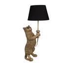 Lampe de table Couleur or Noir 31x24x62 cm E27/max 1x60W
