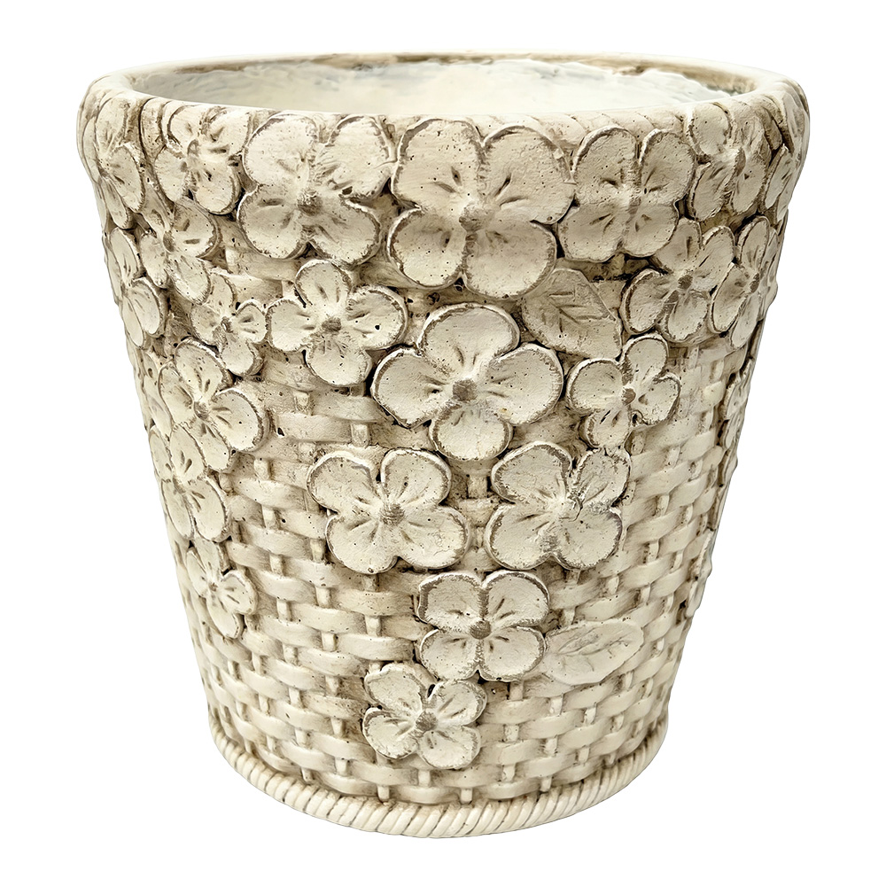 Vaso Porta Beige Ø 17x17 cm