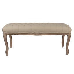 [50789] Sofa Brown Beige 112x36x50 cm