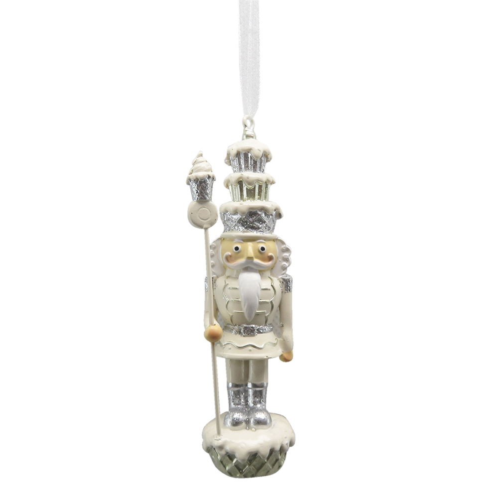 Decoration Statue Nutcracker Beige 3x3x11 cm