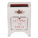 Letterbox White Red 20x14x30 cm