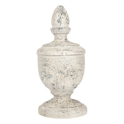 [5MG0067] Decoration Ornament Beige Grey Ø 22x48 cm