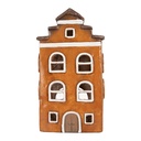 Decoration House Orange Grey 20x15x34 cm