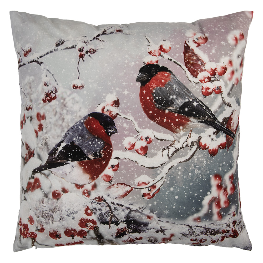 Federe Cuscini Grigio Rosso 45x45 cm