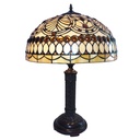 Lampada parete Tiffany Beige Ø 46x62 cm E27/max 2x60W