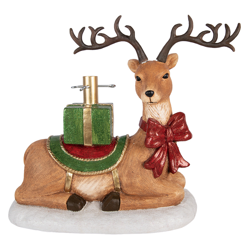 Kerstboom standaard hert 48x26x52 cm