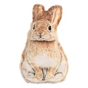 Cushion Rabbit Brown White 13x5x25 cm