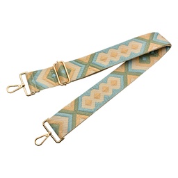 [JZBS0009] Sangle de Sac Beige Bleu 5x140 cm
