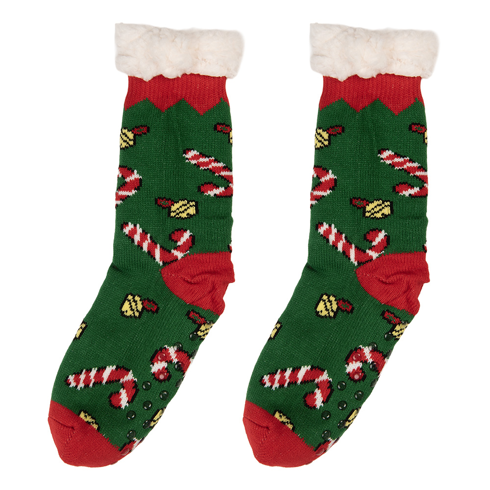 Socken Grün Rot one size
